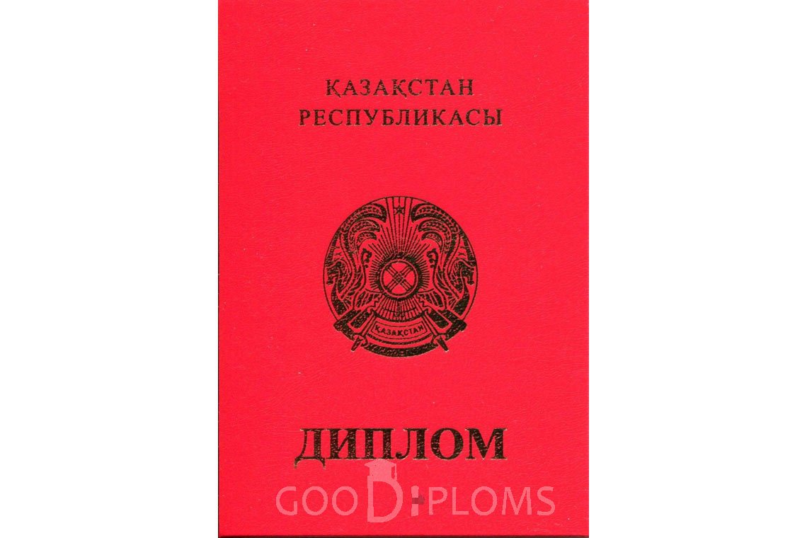 Казахский диплом бакалавра с отличием - Обратная сторона- Киев